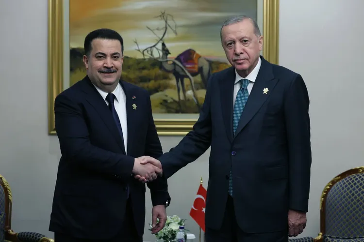 Cumhurbaşkanı Erdoğan, Katar’da Irak Başbakanı ile görüştü