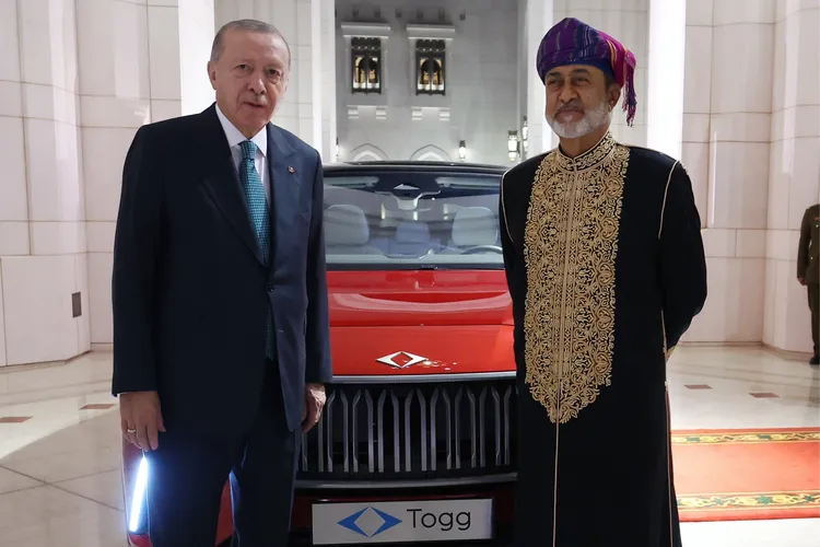 Bir Togg da Umman Sultanı’na